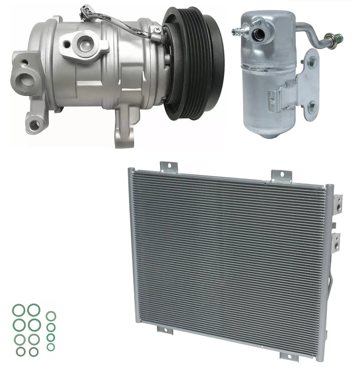 AC Compressor Kit with Condenser for Dodge Dakota 3.7L (2008–2008)