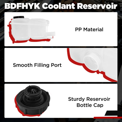 Coolant Reservoir w/ Cap for Escape (2013-2016) & Focus (2012-2018)