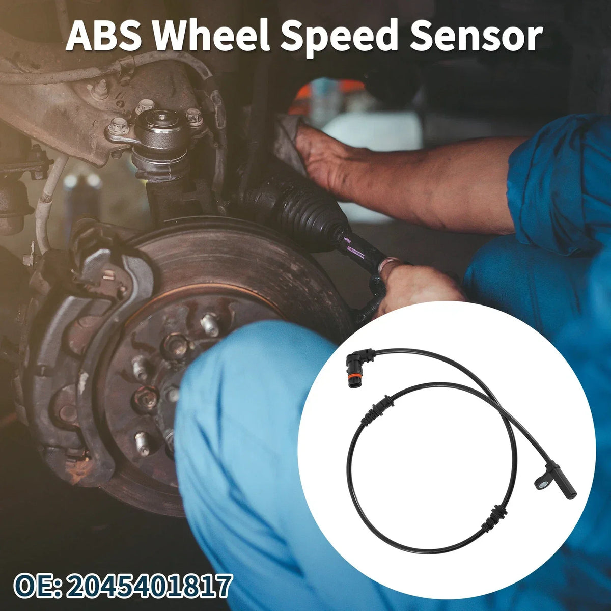 Wheel Speed Sensor ABS for Mercedes-Benz C63 2008-2011
