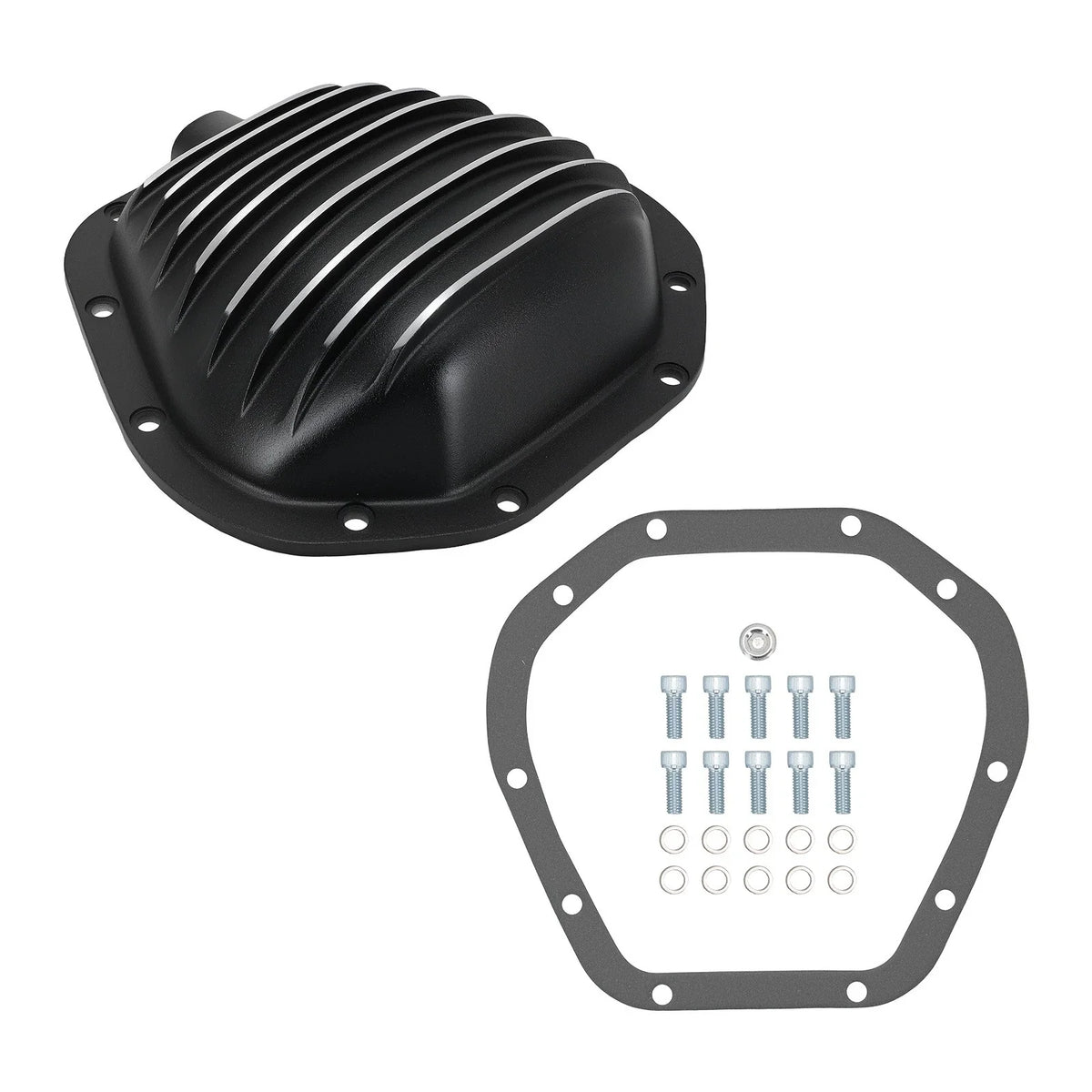 Aluminum Differential Cover SPC4911BKKIT Black for Ford F-550 2000–2004