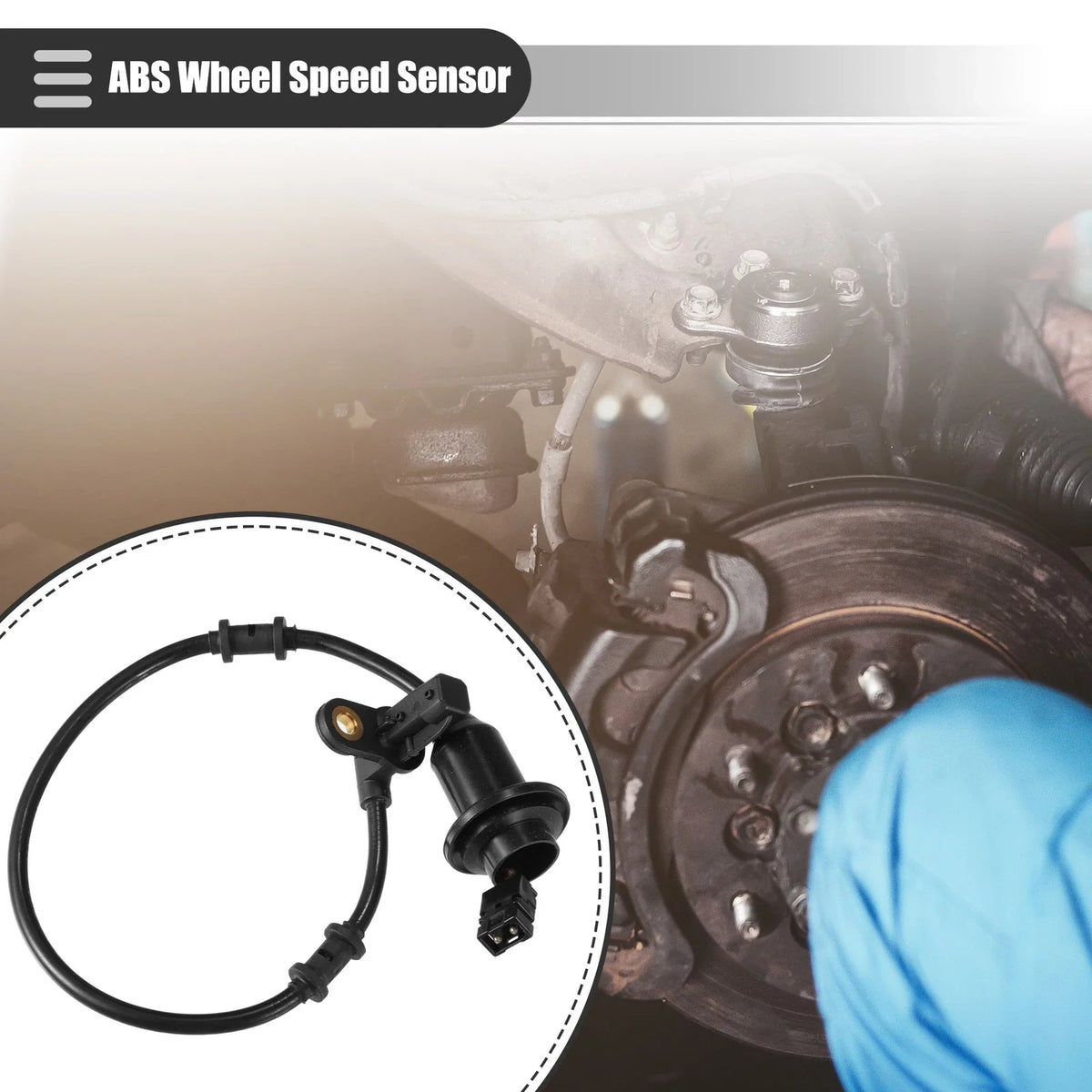 Rear Right ABS Wheel Speed Sensor for Mercedes-Benz 