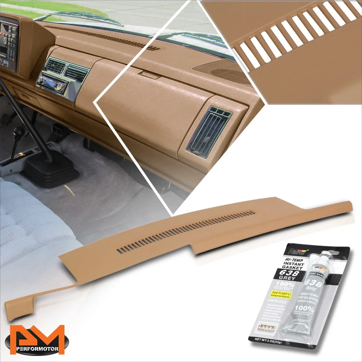 Dashboard Cover Cap Overlayer for C/K 1500-3500 Chevy GMC (1988–1994)