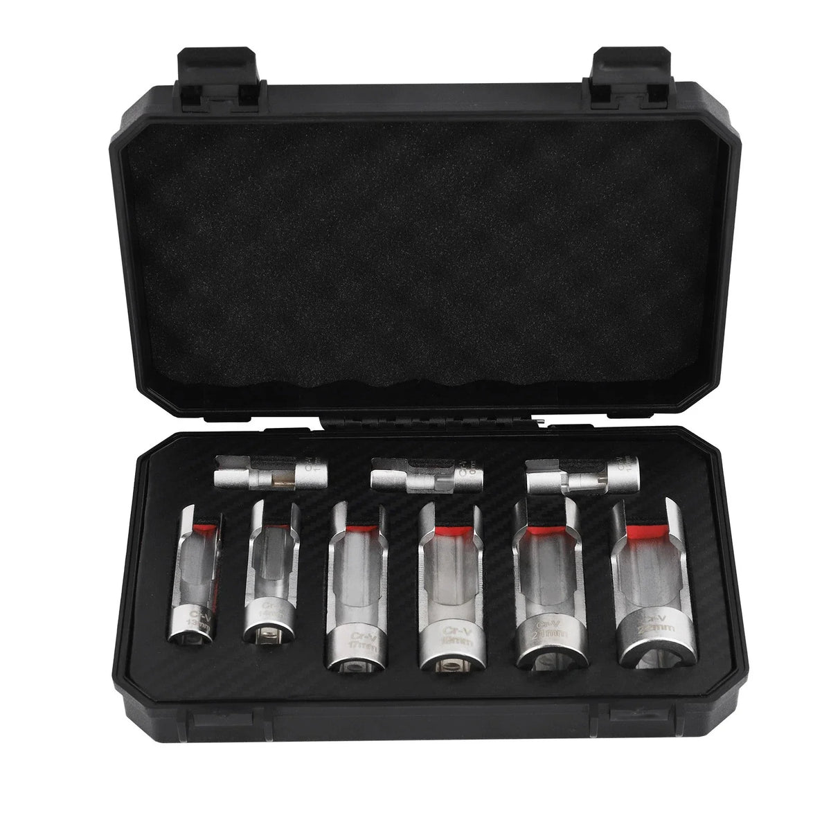 9PCS Strut Nut Socket Wrench Set 10-22mm for Diesel Injectors