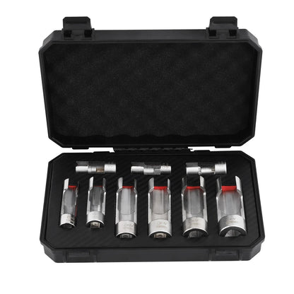 9PCS Strut Nut Socket Wrench Set 10-22mm for Diesel Injectors