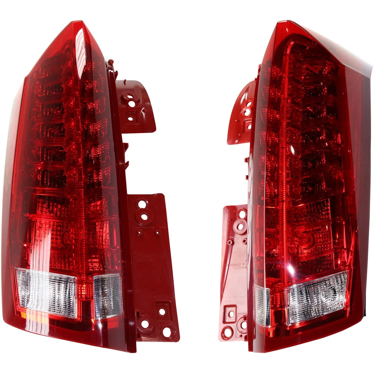 Tail Light Set for Cadillac SRX (2010–2016) Left & Right Clear/Red LED CAPA