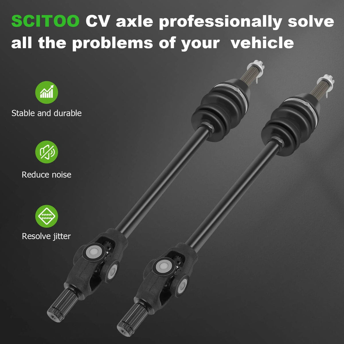 CV Axle Set of 2 for Polaris Ranger 500 (2002 to 2005)