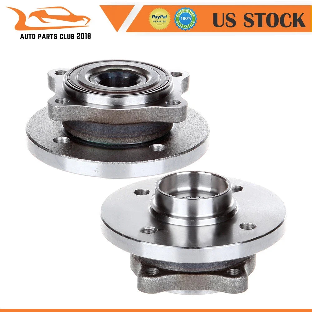Pair of Front Wheel Hub & Bearing Assembly for Mini Cooper (2002–2006)