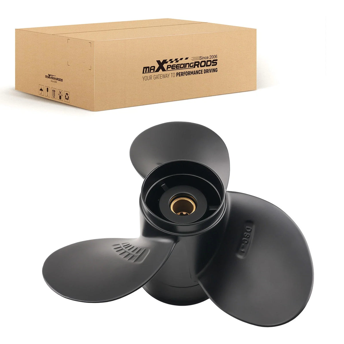 3 Blade Outboard Propeller for Suzuki DF 8-20HP (58100-93763-019) 9" Pitch RH