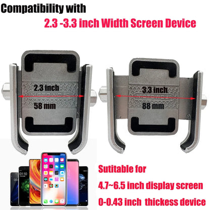 Bike Handlebar Clip Phone Holder for Universal Motorcycles