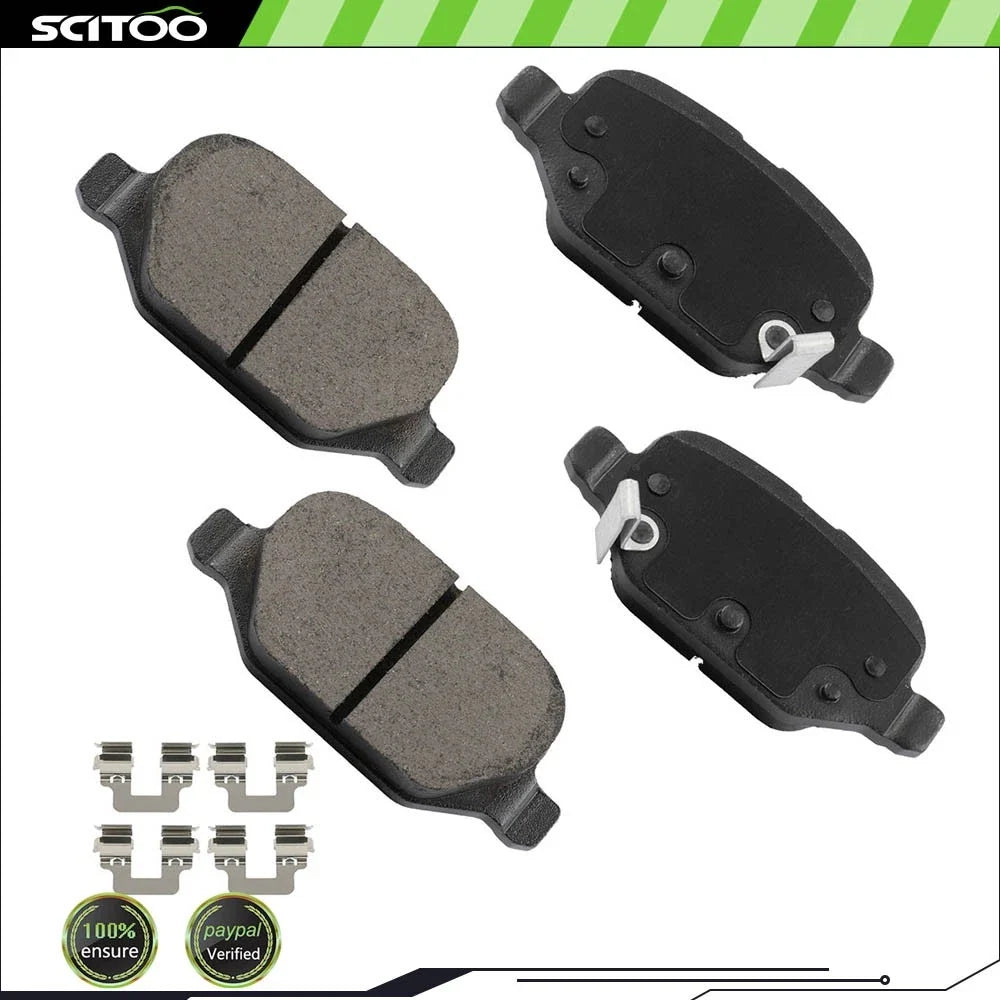 Brake Pads Kit for Rear of Fiat 500 (2012-2019) Abarth Lounge Cabrio