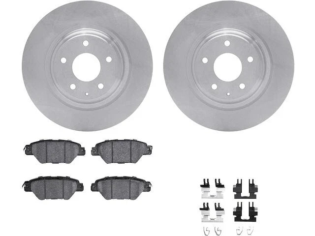 Rear Brake Pad and Rotor Kit for Mazda CX-9 (2016–2023) QV353HC