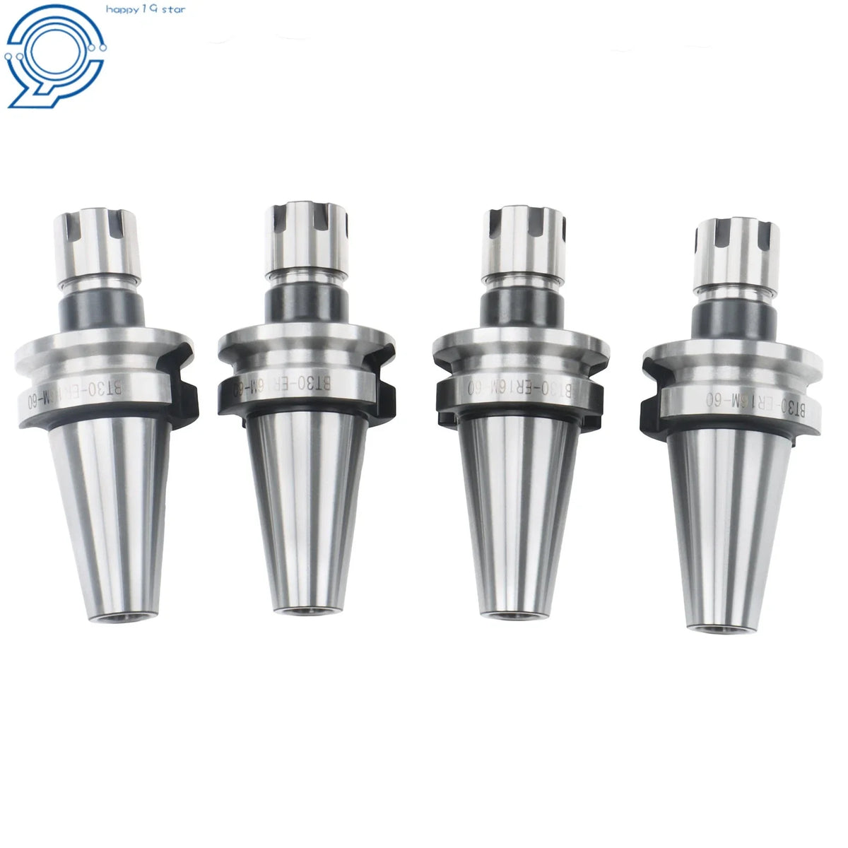 Set of 4 BT30 ER16 Collet Chucks for Mini Tool (G2.5 20K RPM)