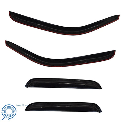 Vent Shades Window Visors for GMC Sierra Extended Cab (1999–2006) - 4 Pack