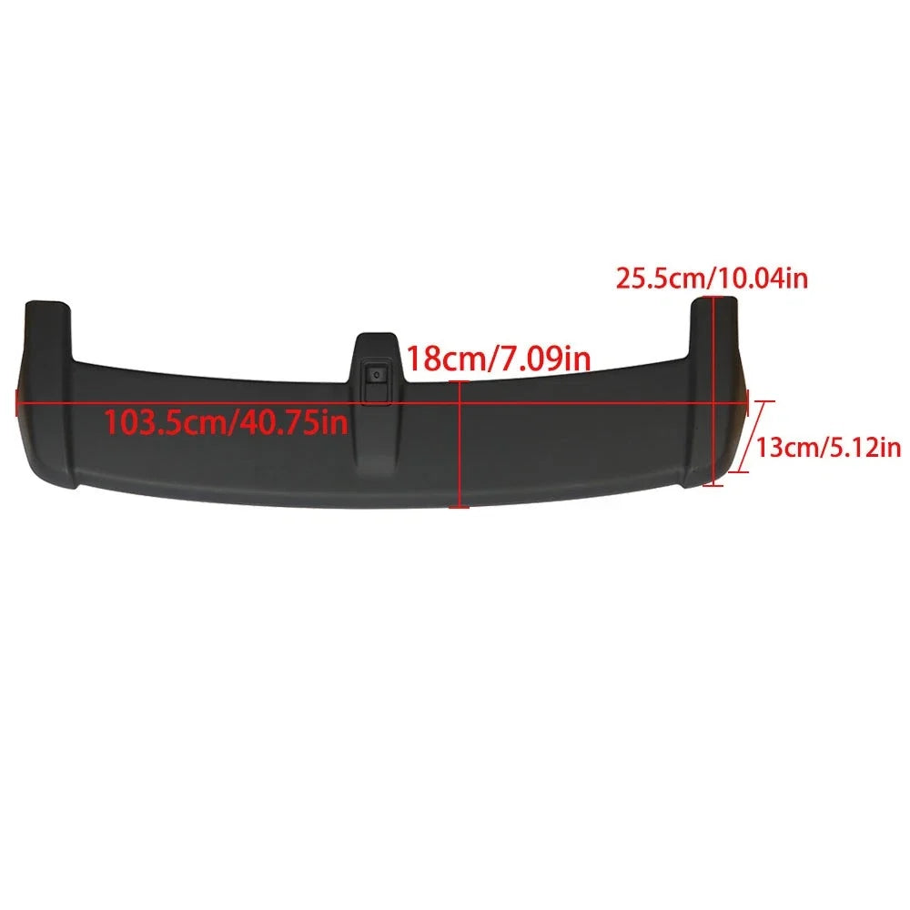 Roof Spoiler for Honda CR-V (2007–2011) - Rear, Unpainted ABS