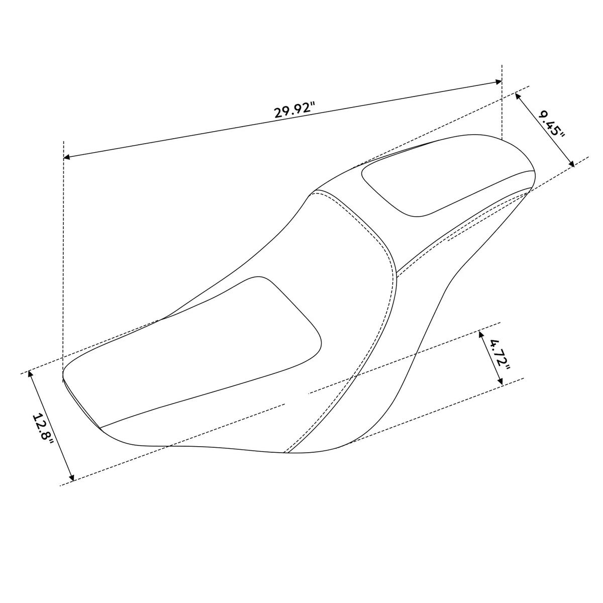 Seat Set for Harley Softail Low Rider FXLR (2018–2024)