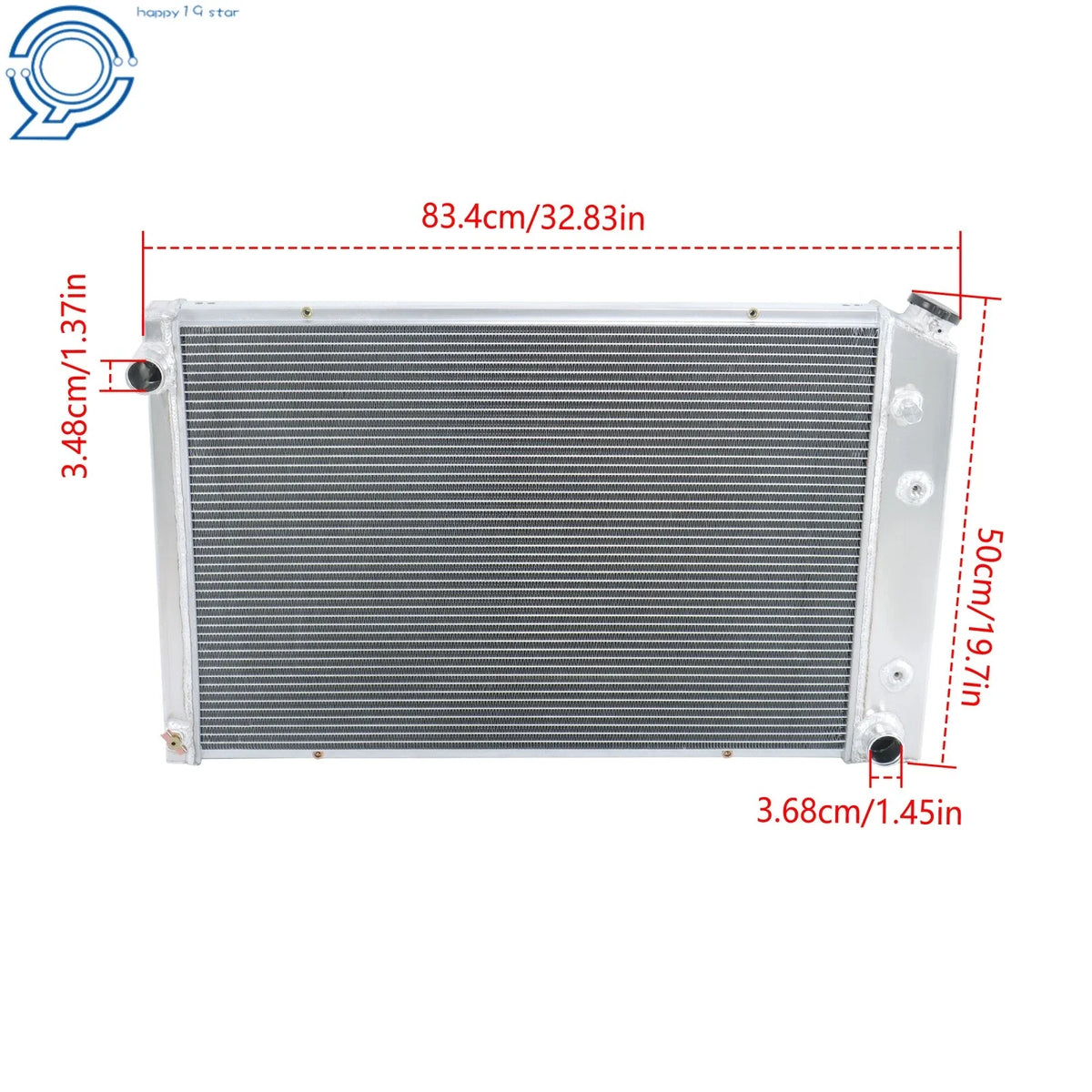 4 Row Radiator Aluminum Core for Chevy C/K 10/20/30 (1981–1986) & Blazer