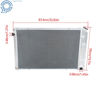 4 Row Radiator Aluminum Core for Chevy C/K 10/20/30 (1981–1986) & Blazer