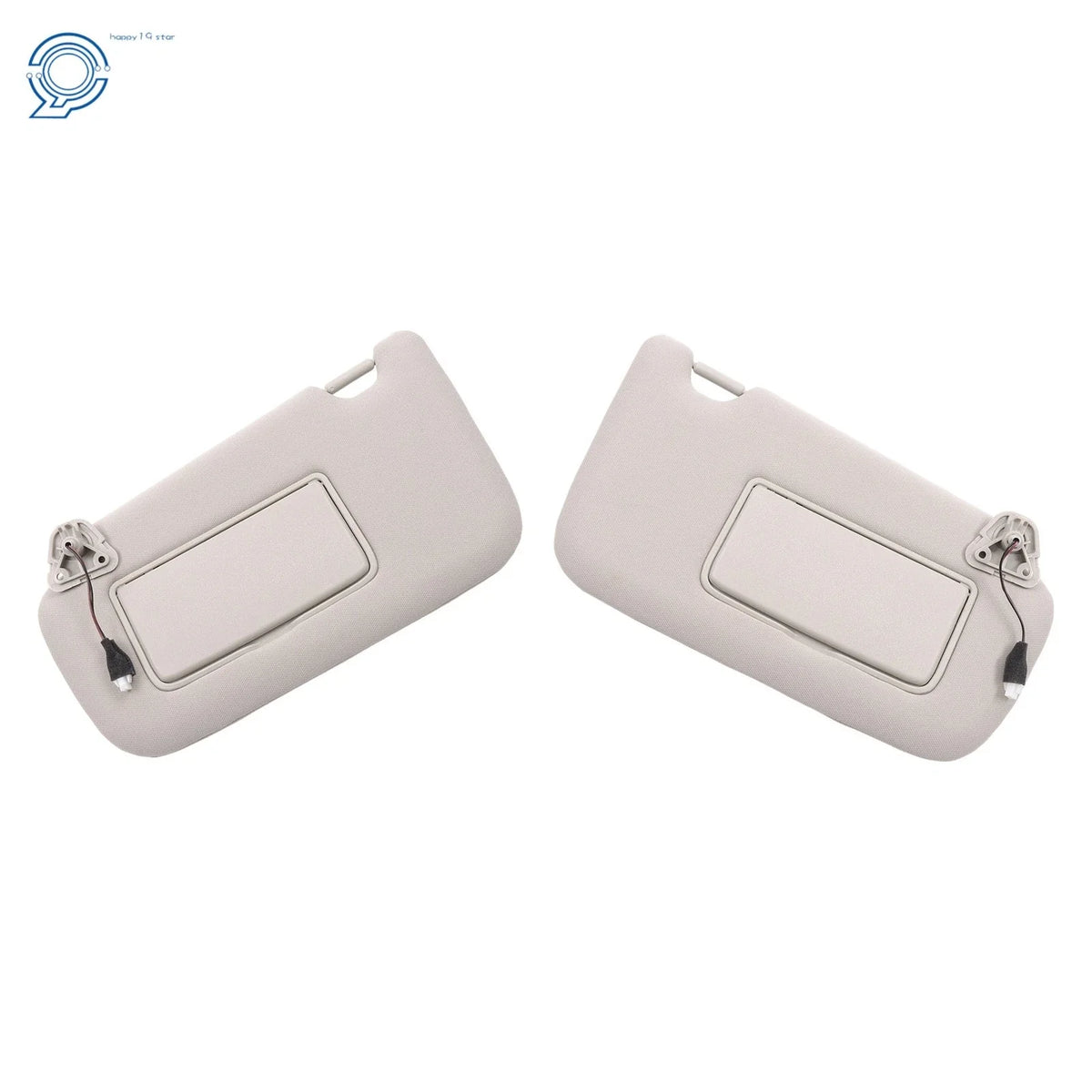 Set of 2 Sun Visors for Nissan Sentra (2013–2019) W/ Vanity Mirror Gray
