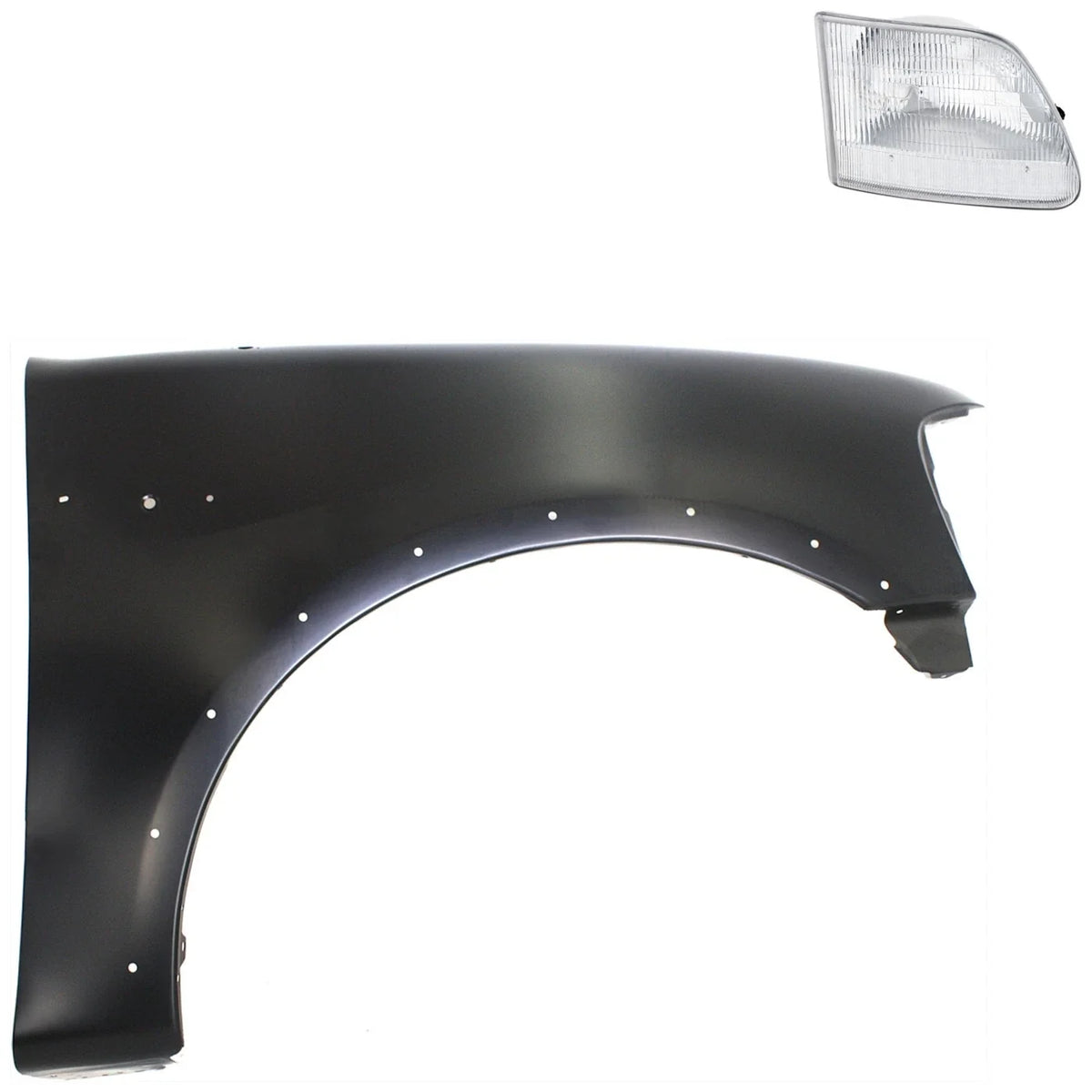 1997–2003 Ford F-150 Front Passenger Side Steel Fender Kit