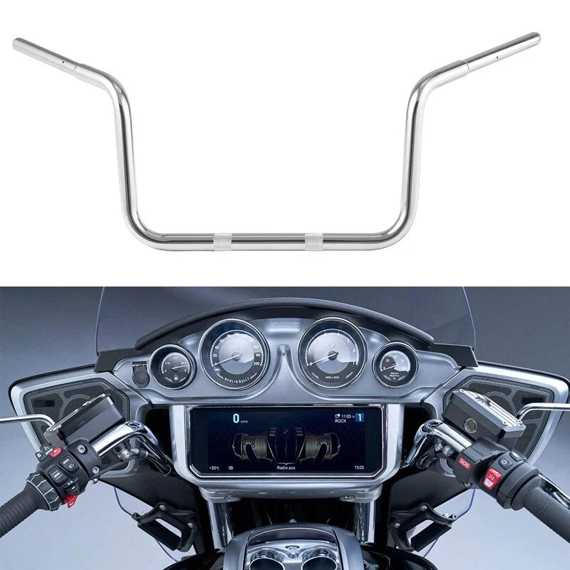 Ape Hanger Handlebar 12'' Rise Chrome for BMW R18 B Transcontinental 2021-2023
