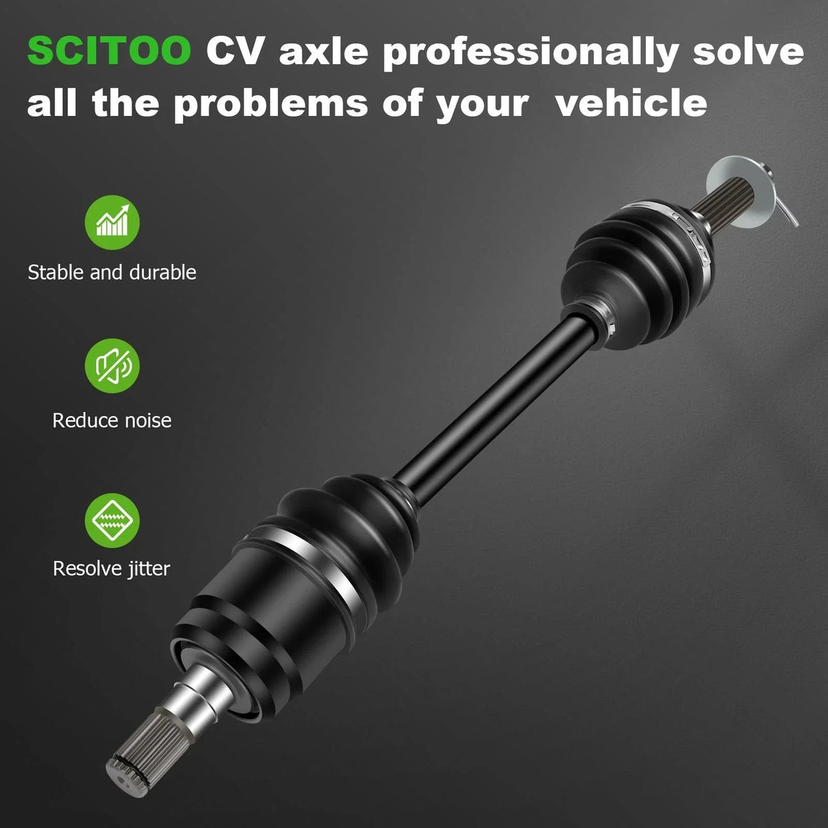 2008-2018 Suzuki King Quad 400 4x4 Front Right CV Axle Shaft