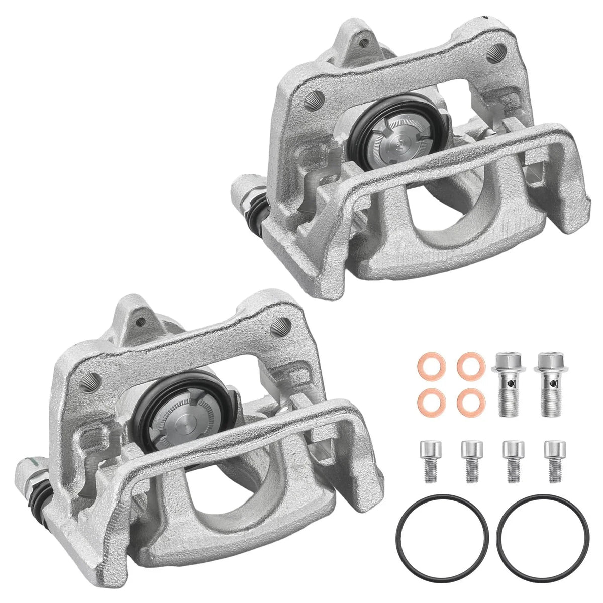 2PC Rear Disc Brake Caliper Brackets Left & Right for Mazda 6 (2016–2021)