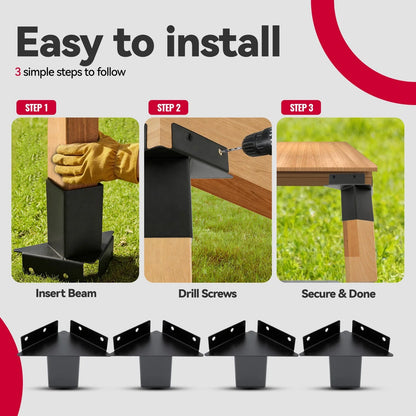 4 Heavy Duty Tree Stand Elevator Brackets for Deer Hunting
