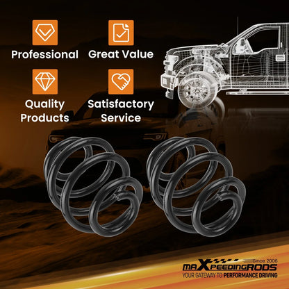 Coil Springs Rear 5" Drop Lowering Kit for 1963-1972 Chevrolet C10 Pickup