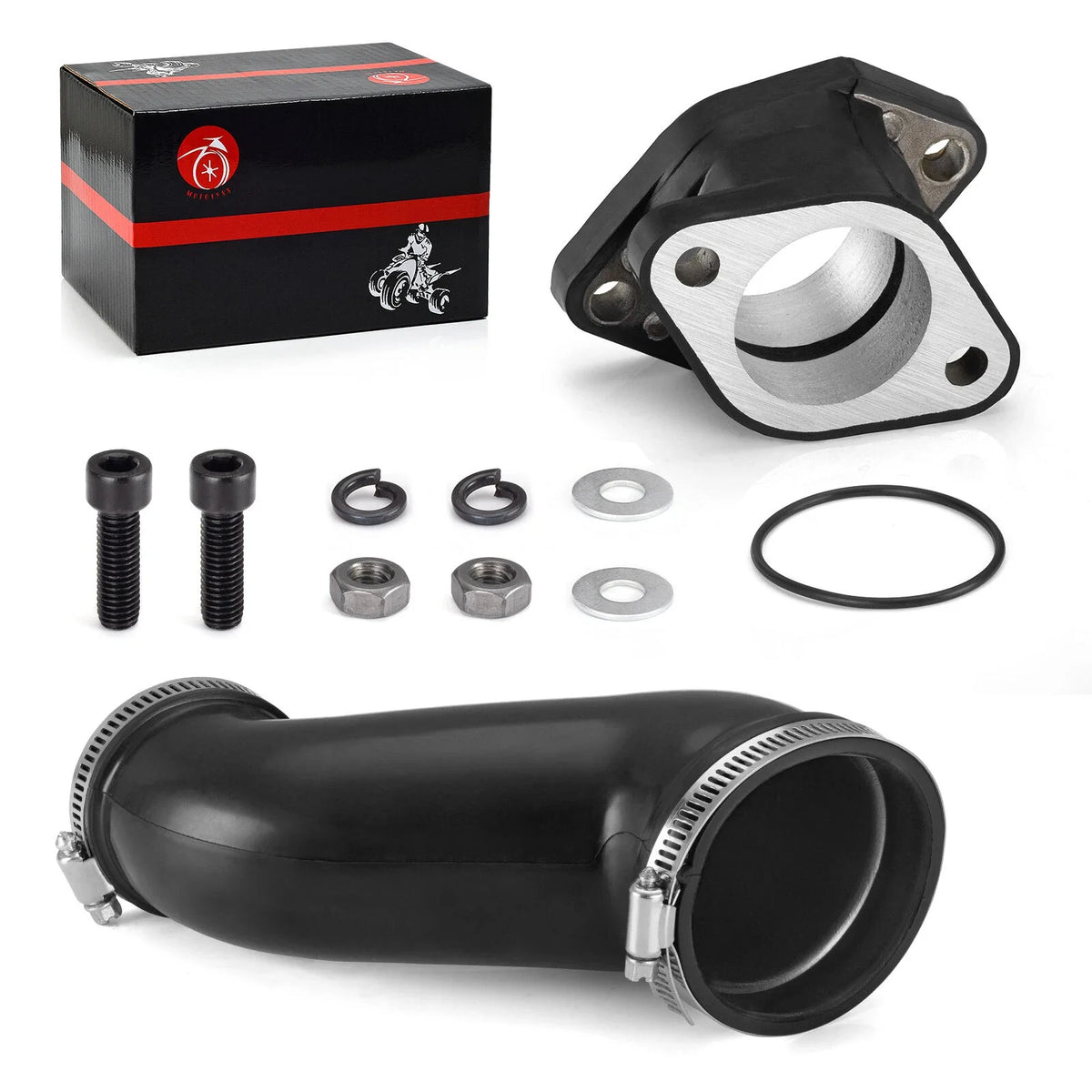 Intake Manifold Boot Joint & Air Box Cleaner for Yamaha Warrior 350 (1987–2004)