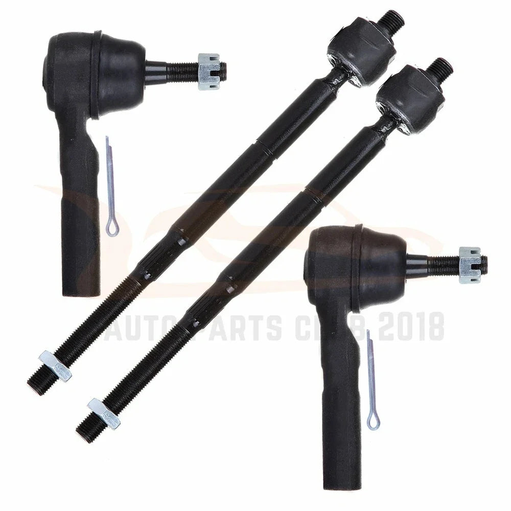 Set of 4 Tie Rod Ends for Jeep Patriot & Compass (2007–2017)