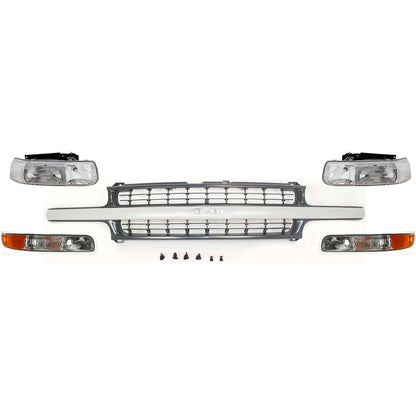 Grille for Chevy Suburban Tahoe 1500 2500 Silverado (1999–2002)