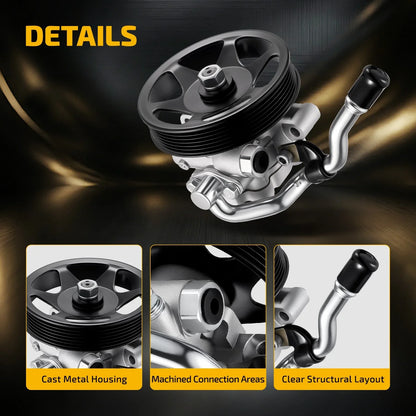Power Steering Pump w/Pulley for Mazda Tribute Ford Escape Mercury Mariner (2001–2007)