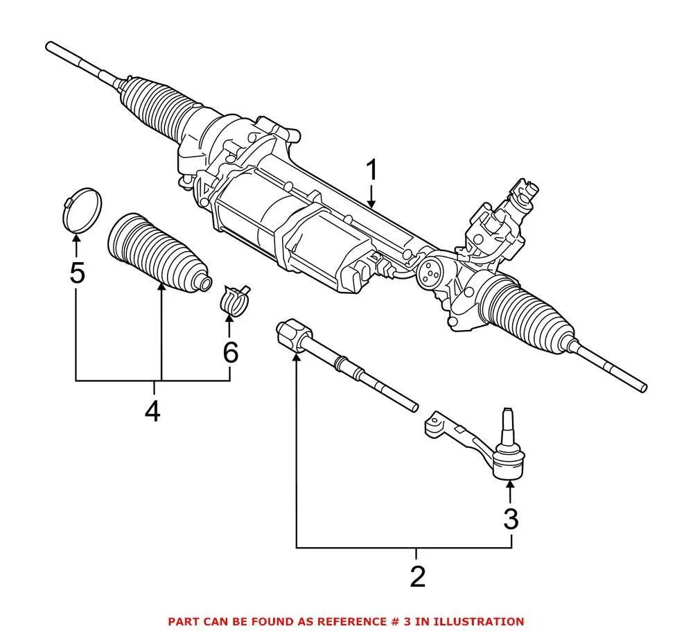Outer Steering Tie Rod End for BMW i8 (2014–2020)