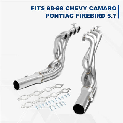 1998-1999 Exhaust Header for Chevy Camaro, Pontiac Firebird - Stainless Steel