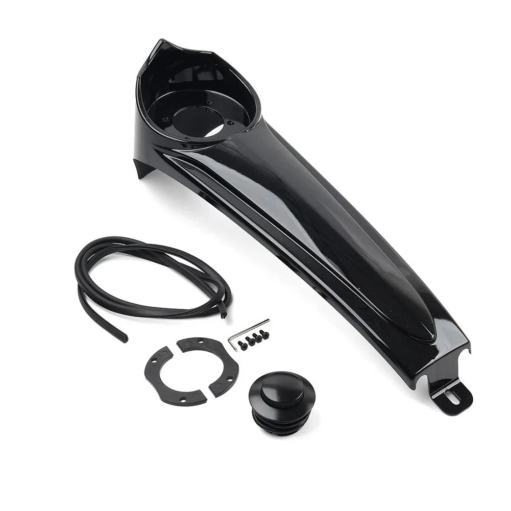 Dash Panel & Gas Tank Cap Set for Harley Electra Street Glide 1986-2007