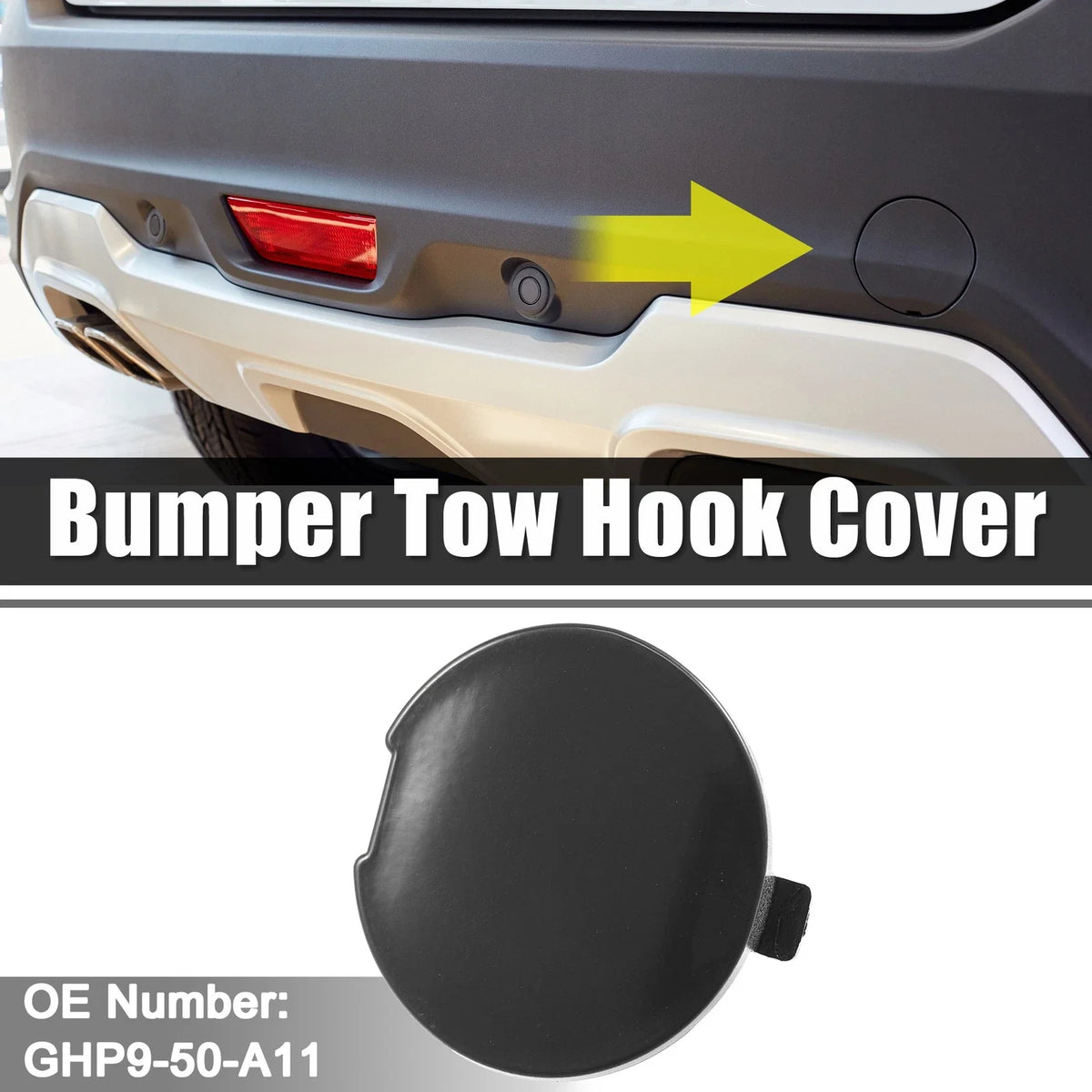 Tow Hook Cover Cap for Mazda 6 (2013–2014) - Black