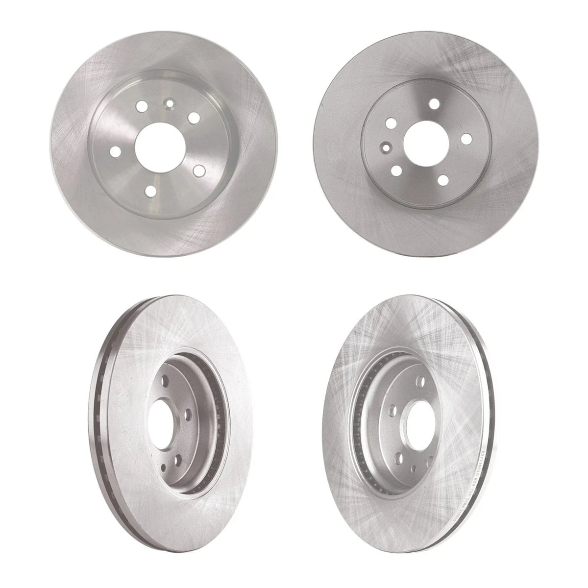 Front and Rear Disc Brake Rotors for Chevrolet Trax, Buick Encore (2013–2021)