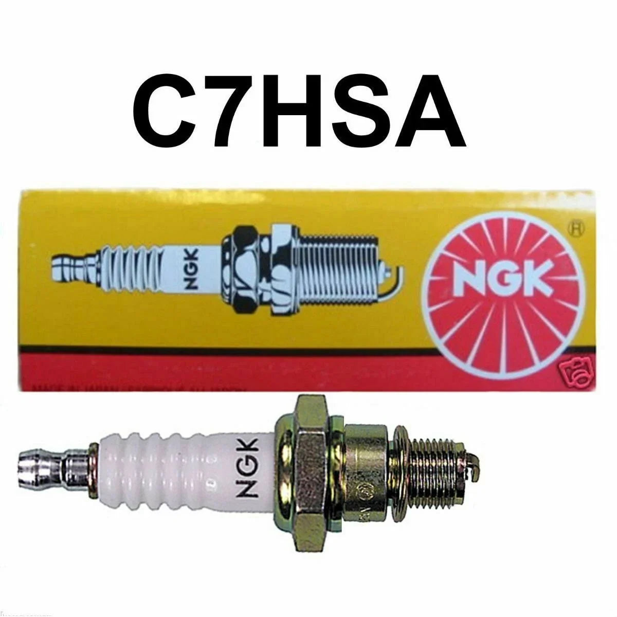 1X NGK C7HSA Spark Plug for 90cc 110cc 125cc PIT PRO Trail Quad ATV Buggy