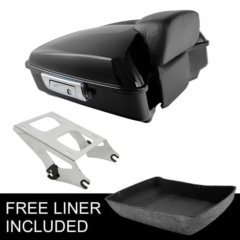 Mount Rack for Chopped Trunk Pad on Harley Road Glide 2014-2026