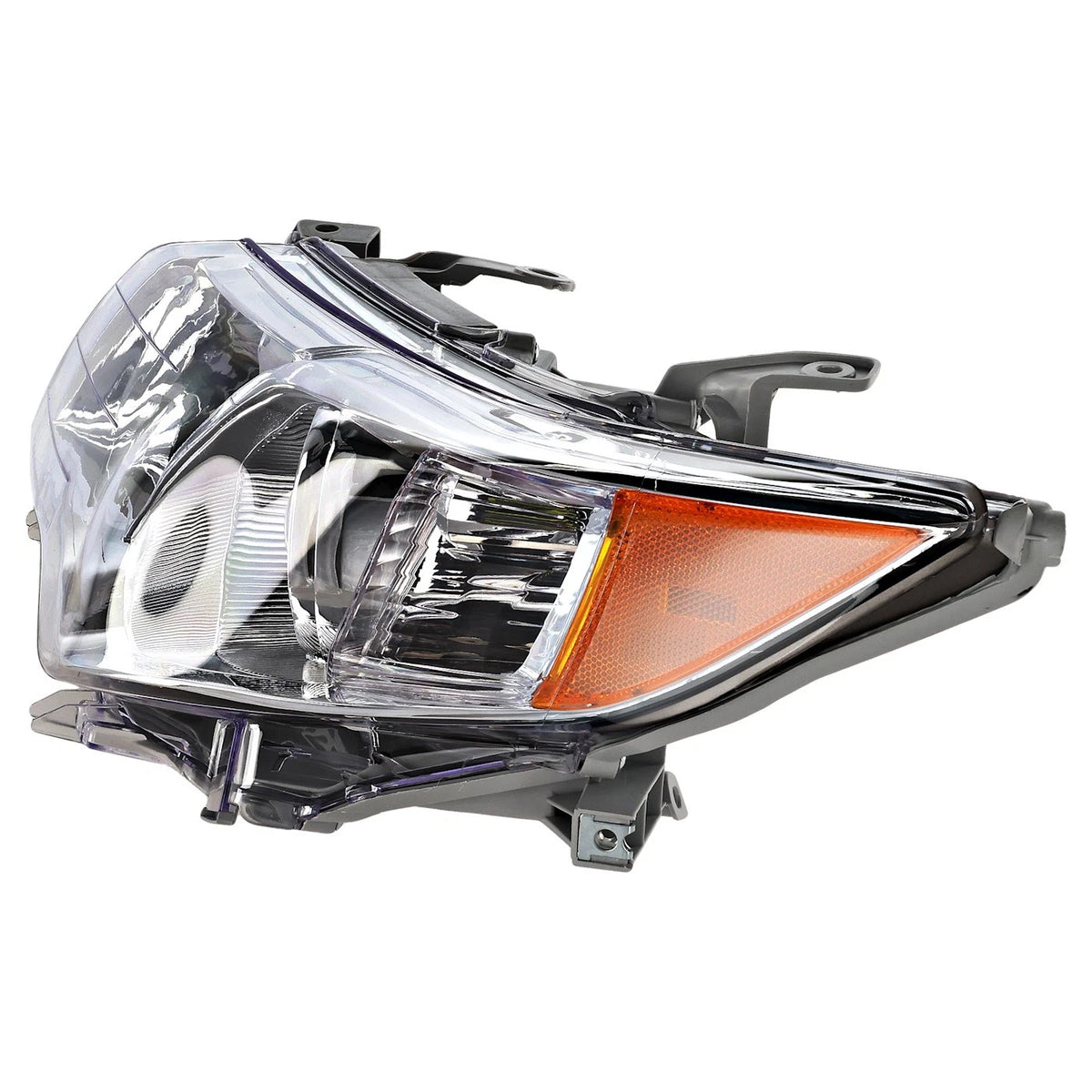 Headlight for Toyota Camry (2012–2014) Left Chrome Housing with Bulb