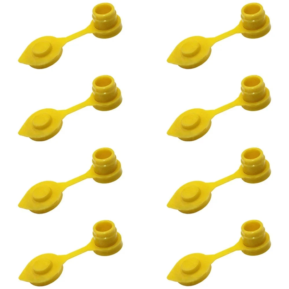 8 Yellow Vent Caps for Midwest Blitz Gas Can (FSG80-0132)