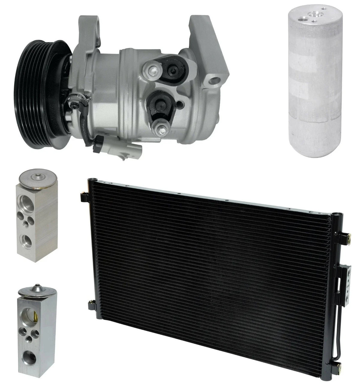 AC Compressor Kit With Condenser for Dodge Caravan 3.3L (2002–2004)