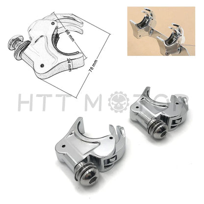 Windshield Clamps 39mm for Dyna and Sportster Harley Motorcycles