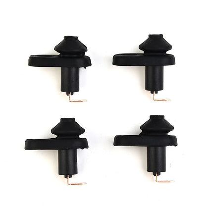 Interior Door Light Switch Button Set of 4 (Metal, Plastic)