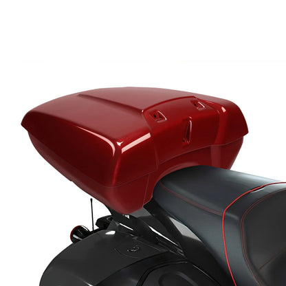 Low Profile Trunk in Ruby Metallic for 2016–2023 Indian Chieftain