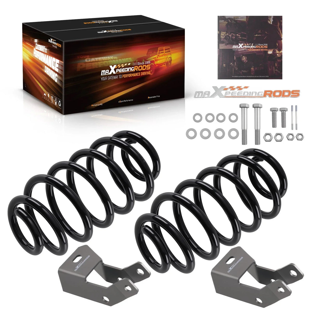 Lowering Spring 3" Rear with Shock Extender for 2000-2006 Yukon Tahoe Suburban
