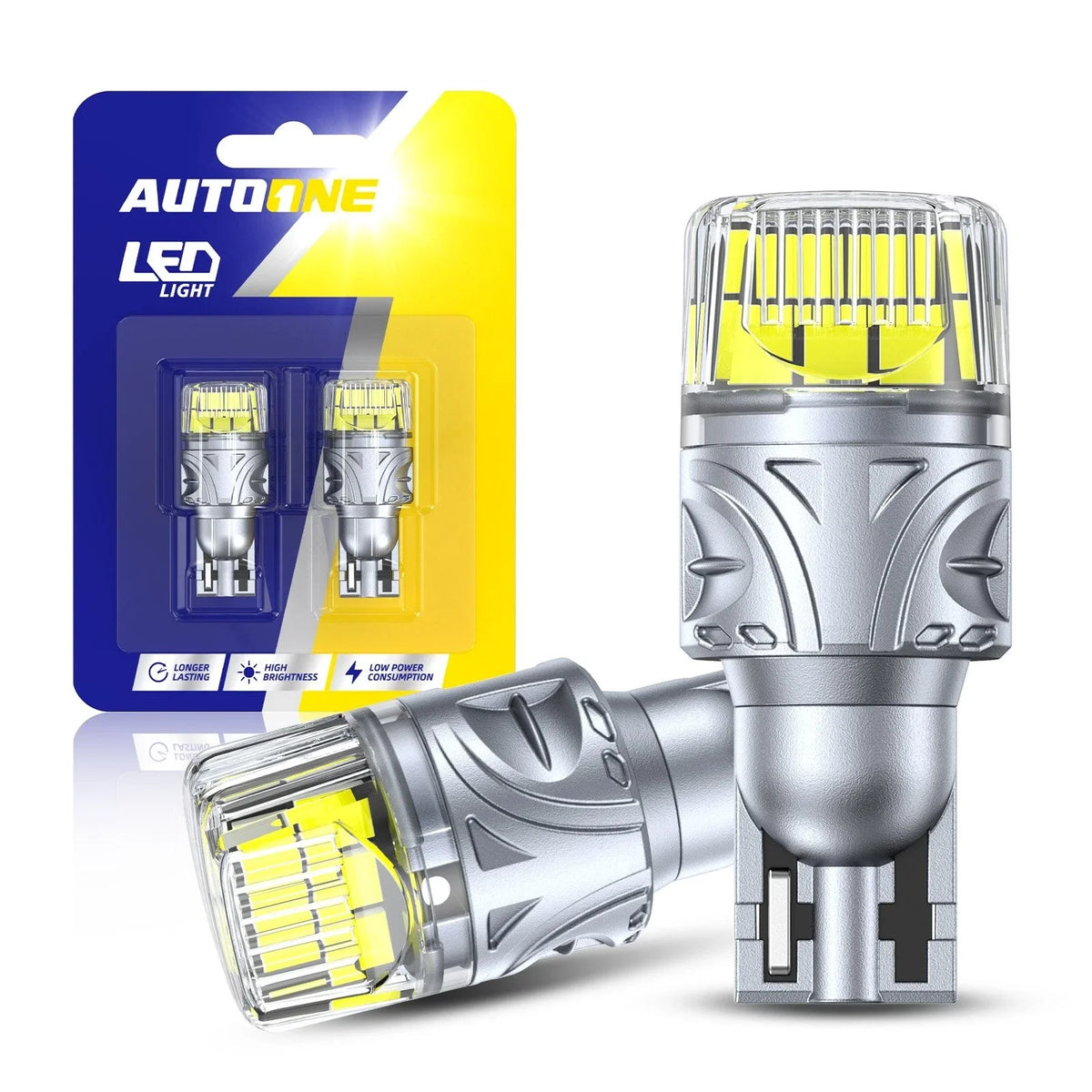 T15 921 912 W16W 904 906 916 LED Reverse Back Up Bulbs - 2X for Autoone