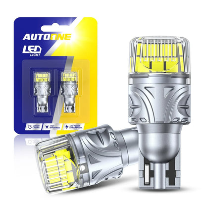 T15 921 912 W16W 904 906 916 LED Reverse Back Up Bulbs - 2X for Autoone