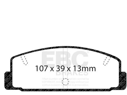 Rear Brake Pad Set for Mazda 6 (2003–2005) QR492CC