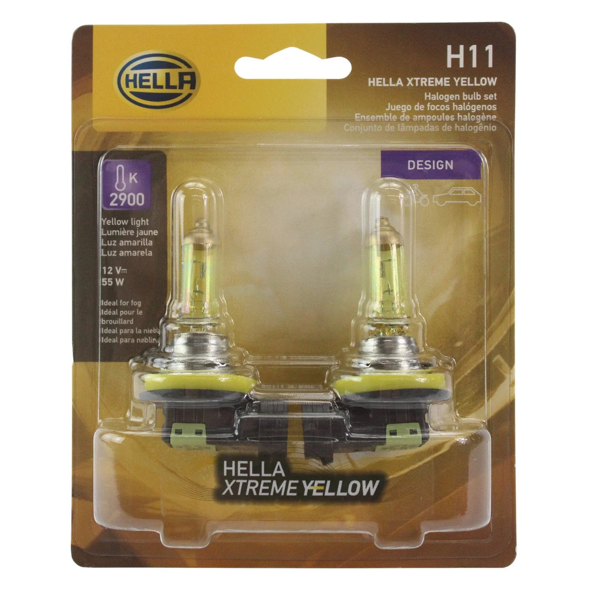 Multi-Purpose Hella H11 Light Bulb for Toyota Hilux N70 2005-2015